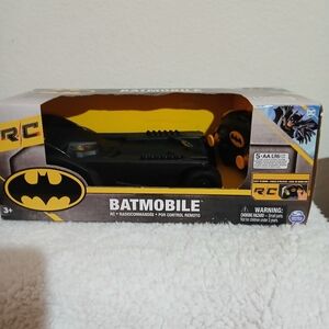 Batman RC Batmobile Remote Control Car by Spin Master New in Box